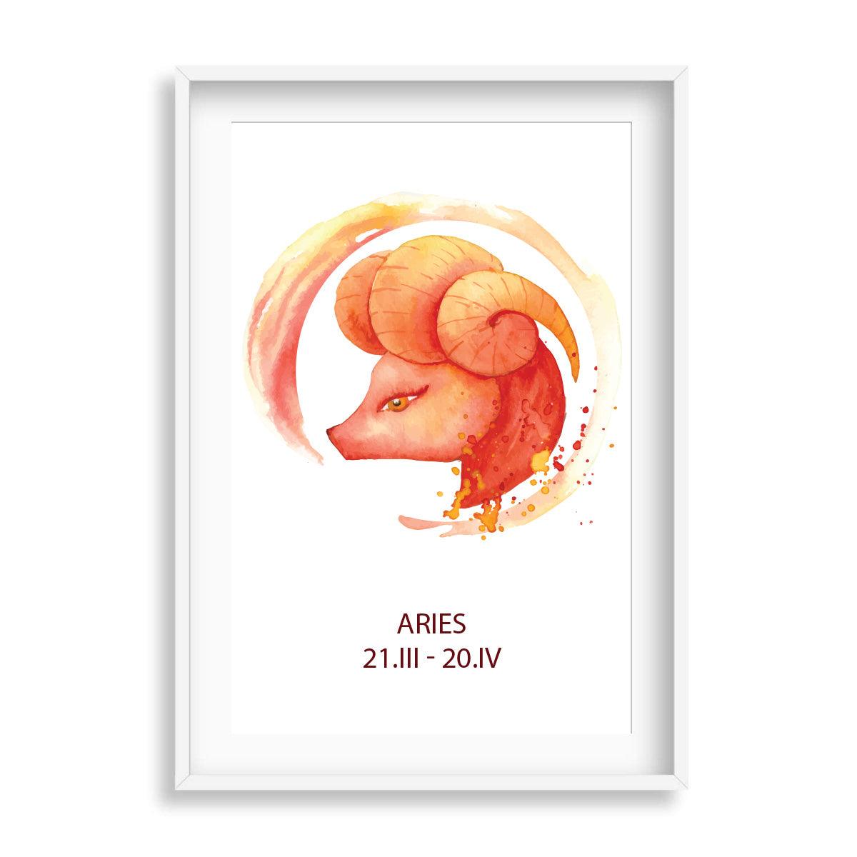 Zodiac Watercolour Horoscope - Printibly