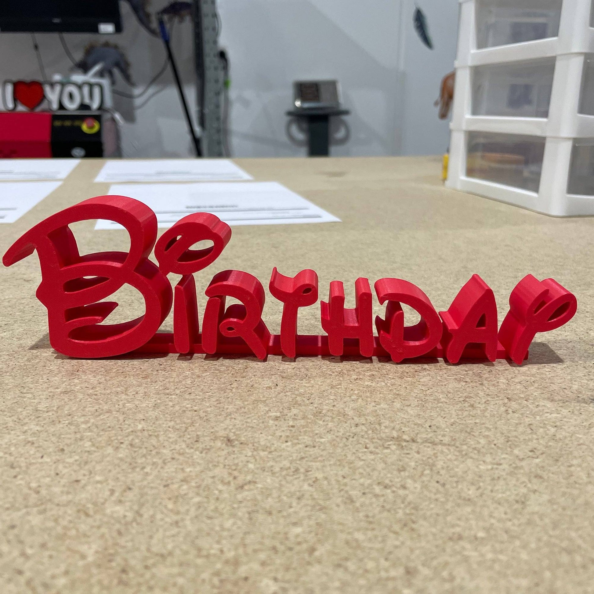 Name Plate Disney Inspired - 3D Printed - Printibly