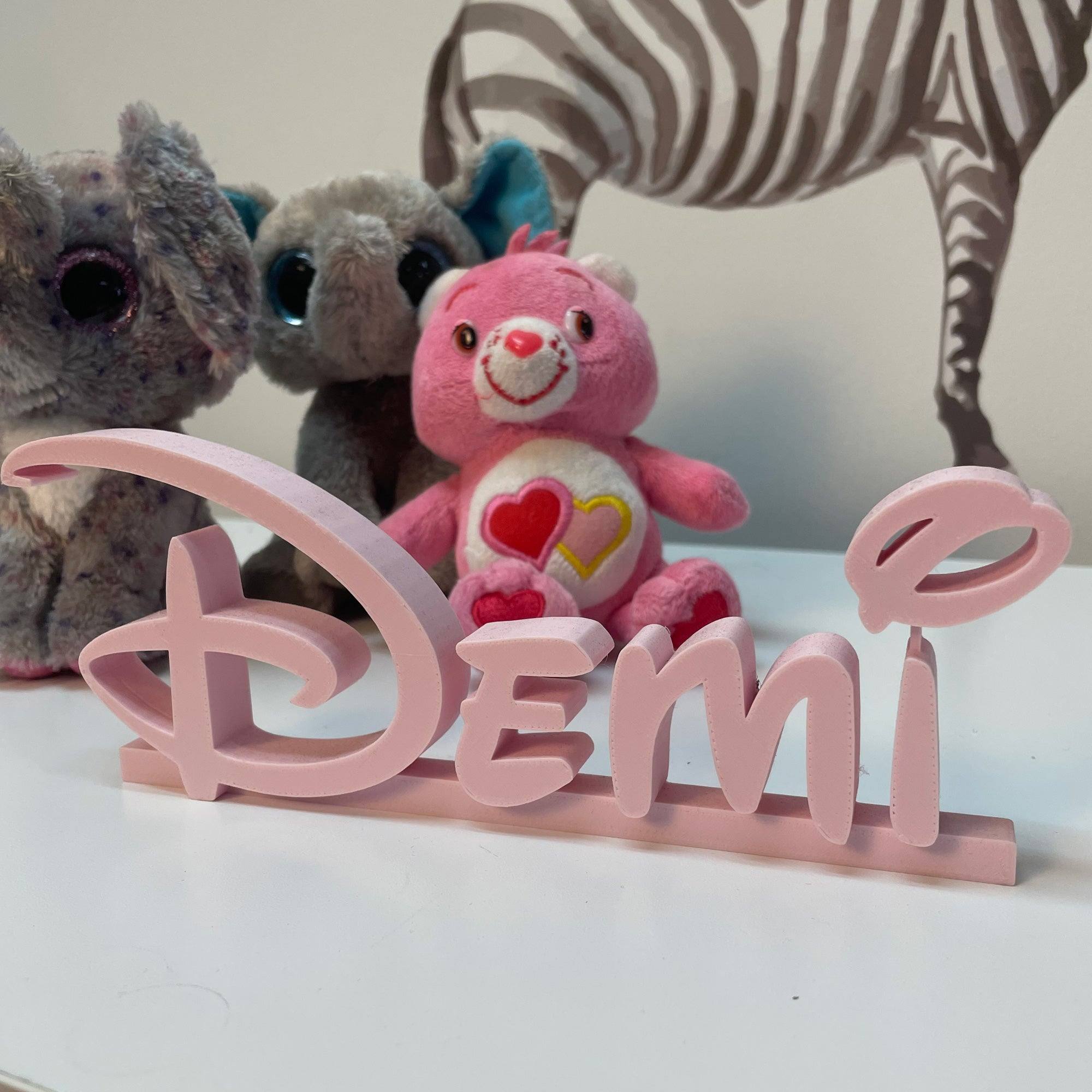 Name Plate Disney Inspired - 3D Printed - Printibly