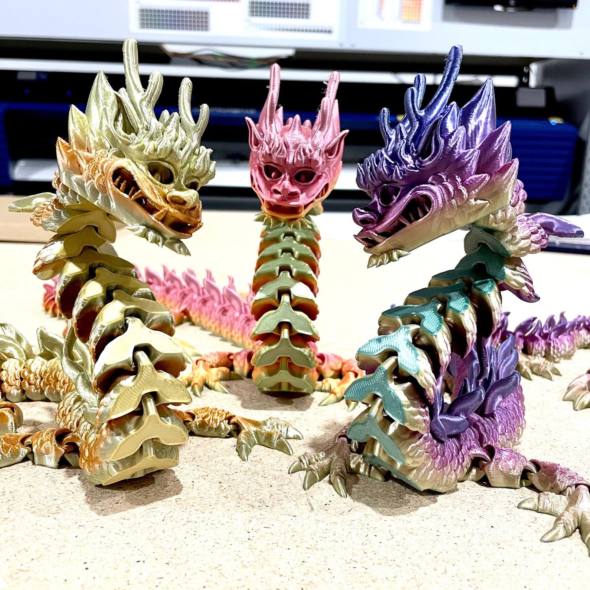 Articulated Oriental Dragon - Printibly