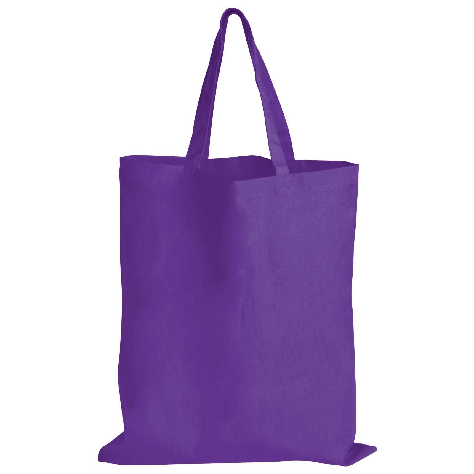 Coloured Cotton Short Handle Bag - Printibly
