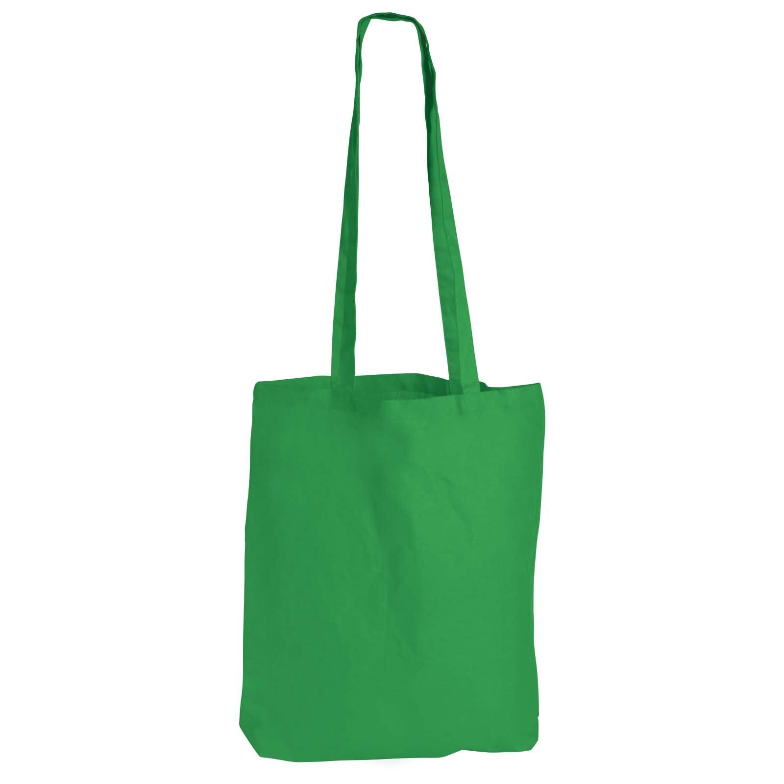 Coloured Cotton Long Handle Bag - Printibly