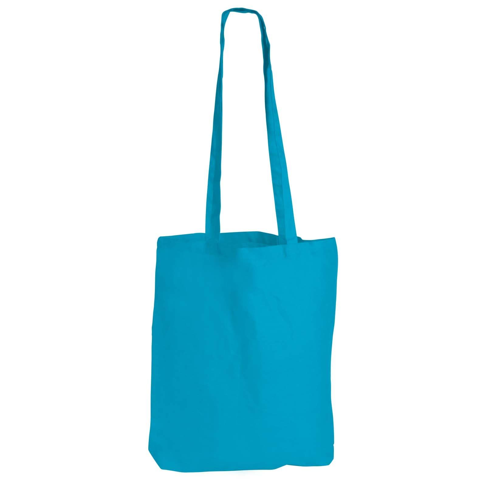 Coloured Cotton Long Handle Bag - Printibly