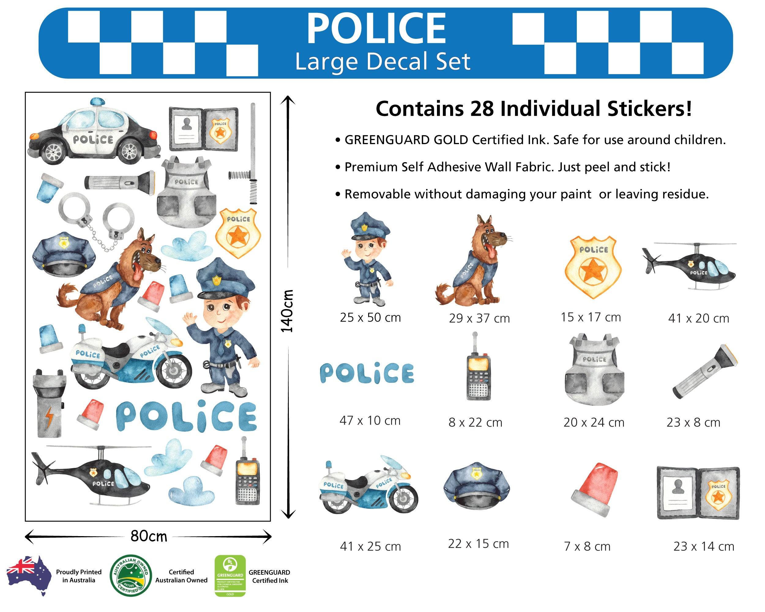 Police Watercolour - Printibly