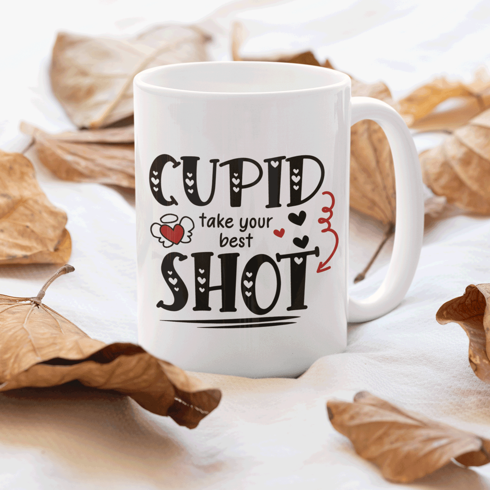 Cupid Take Your Best Shot - Valentine Mug - Printibly