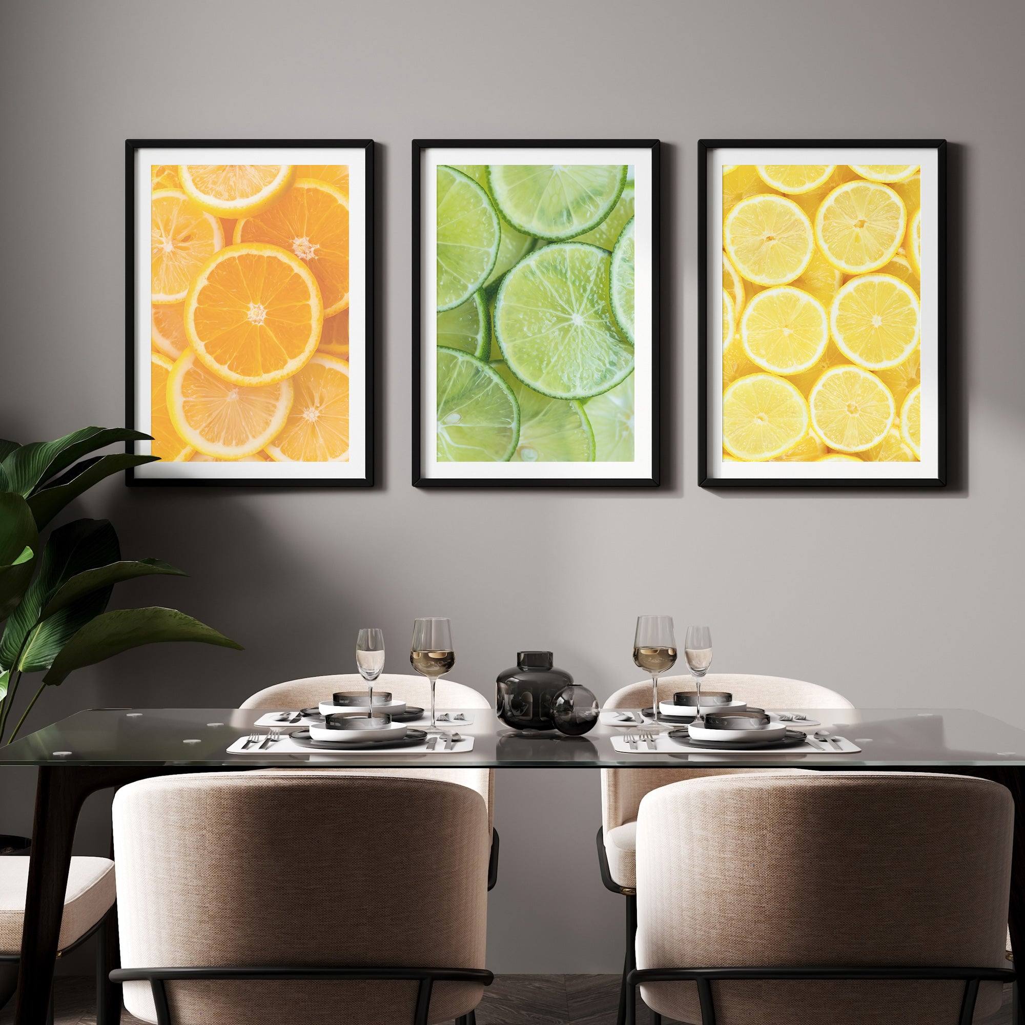 Zesty Citrus Wall Prints - Printibly