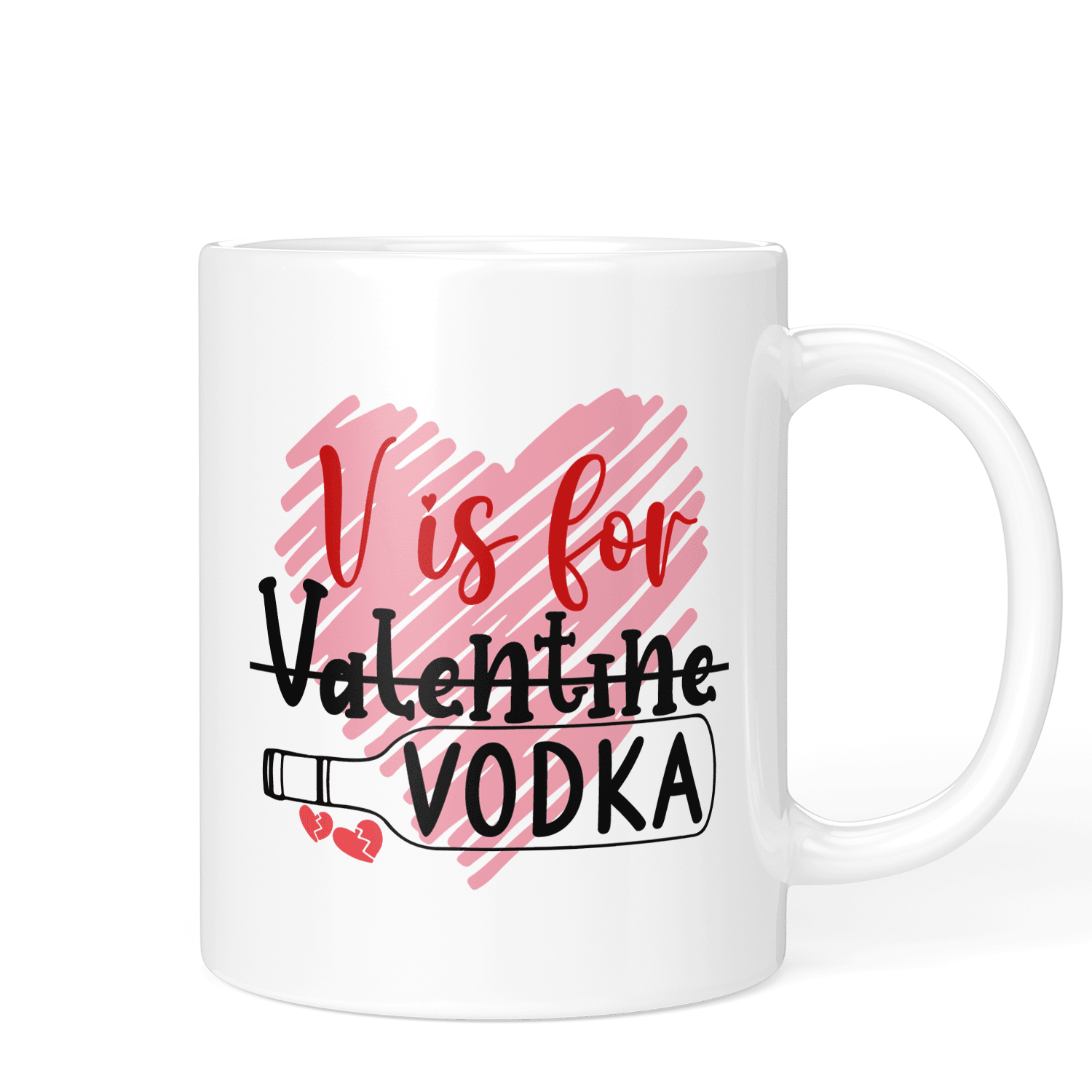 V is for Vodka Mug - Printibly
