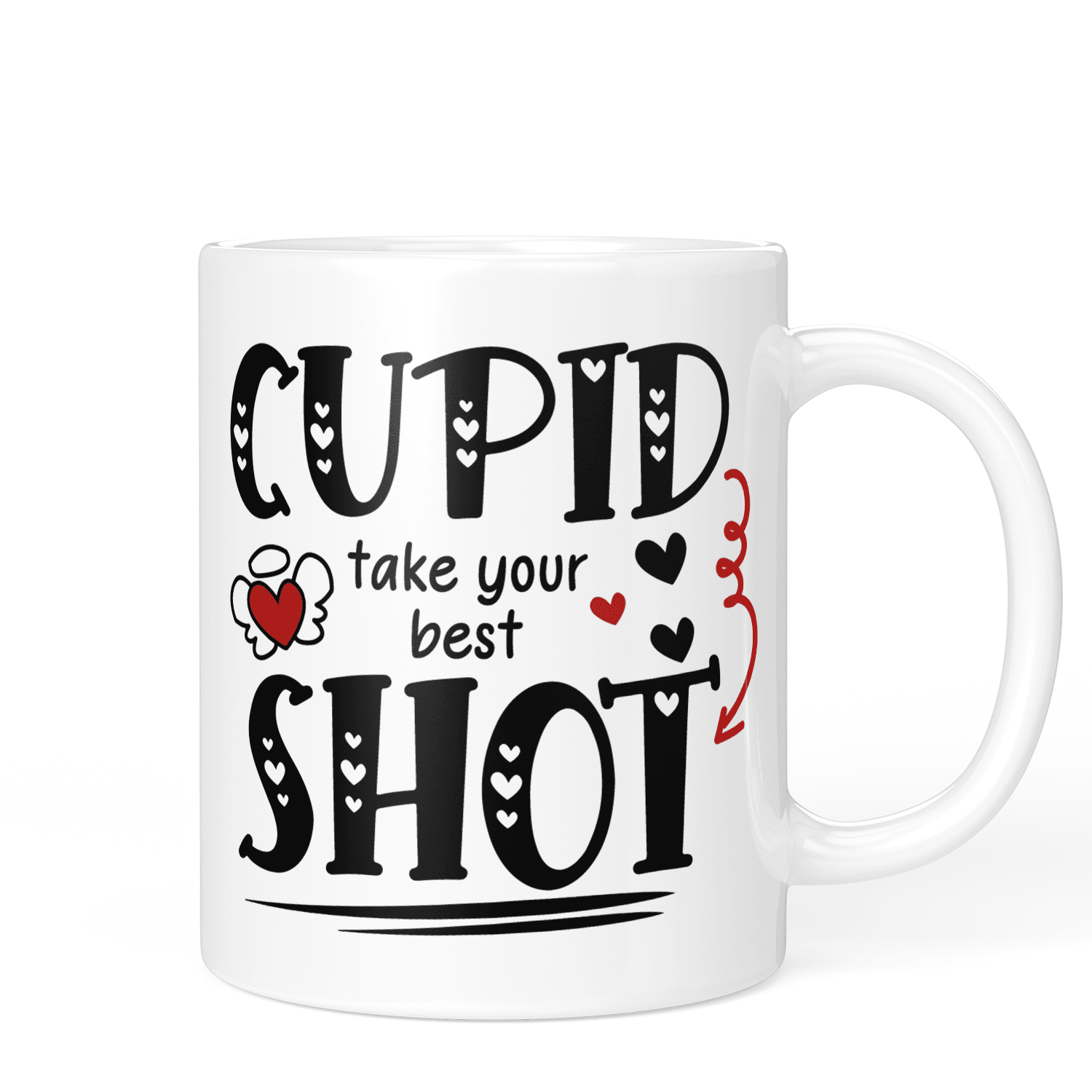 Cupid Take Your Best Shot - Valentine Mug - Printibly