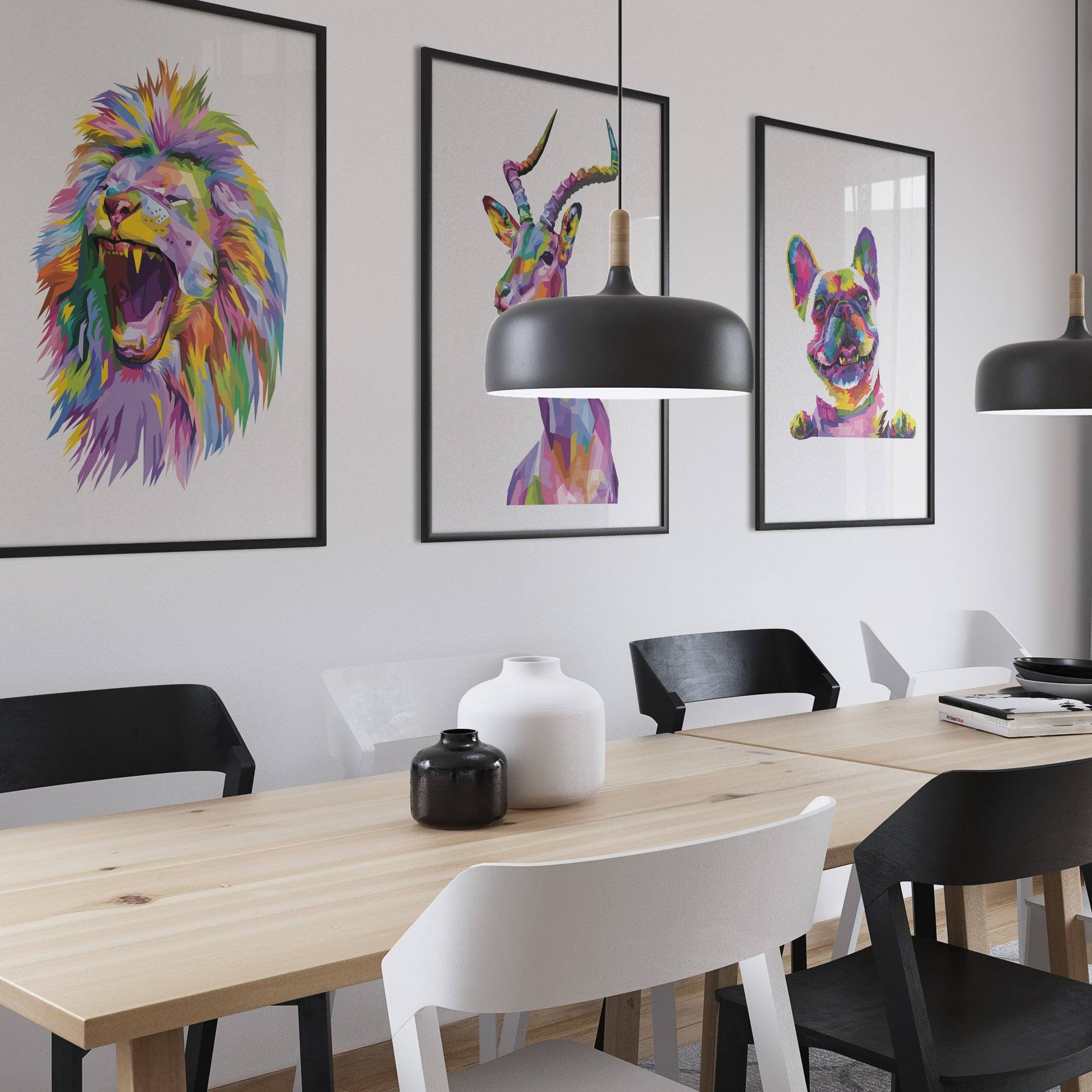 Pop Art Animal Wall Print - Printibly