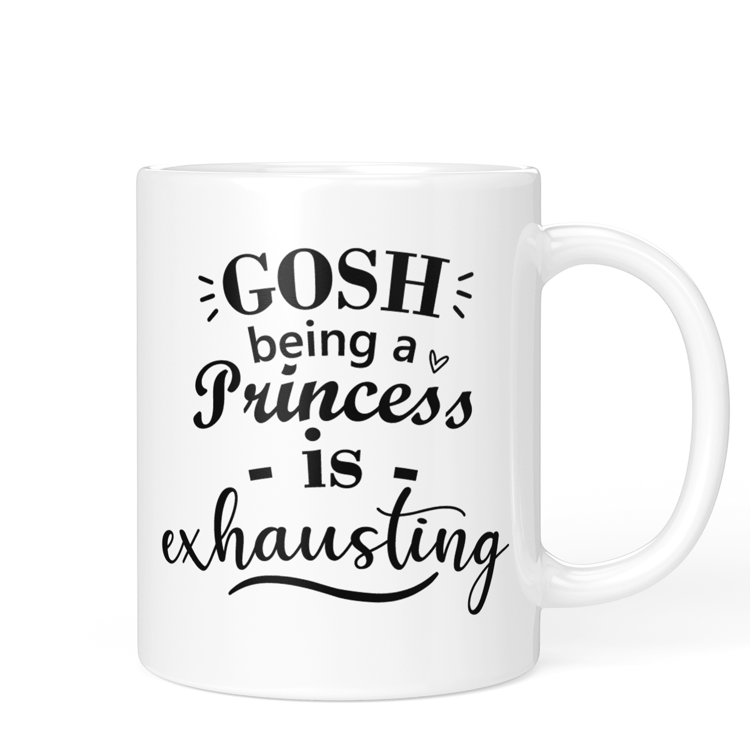 Exhausted Princess Mug - Printibly