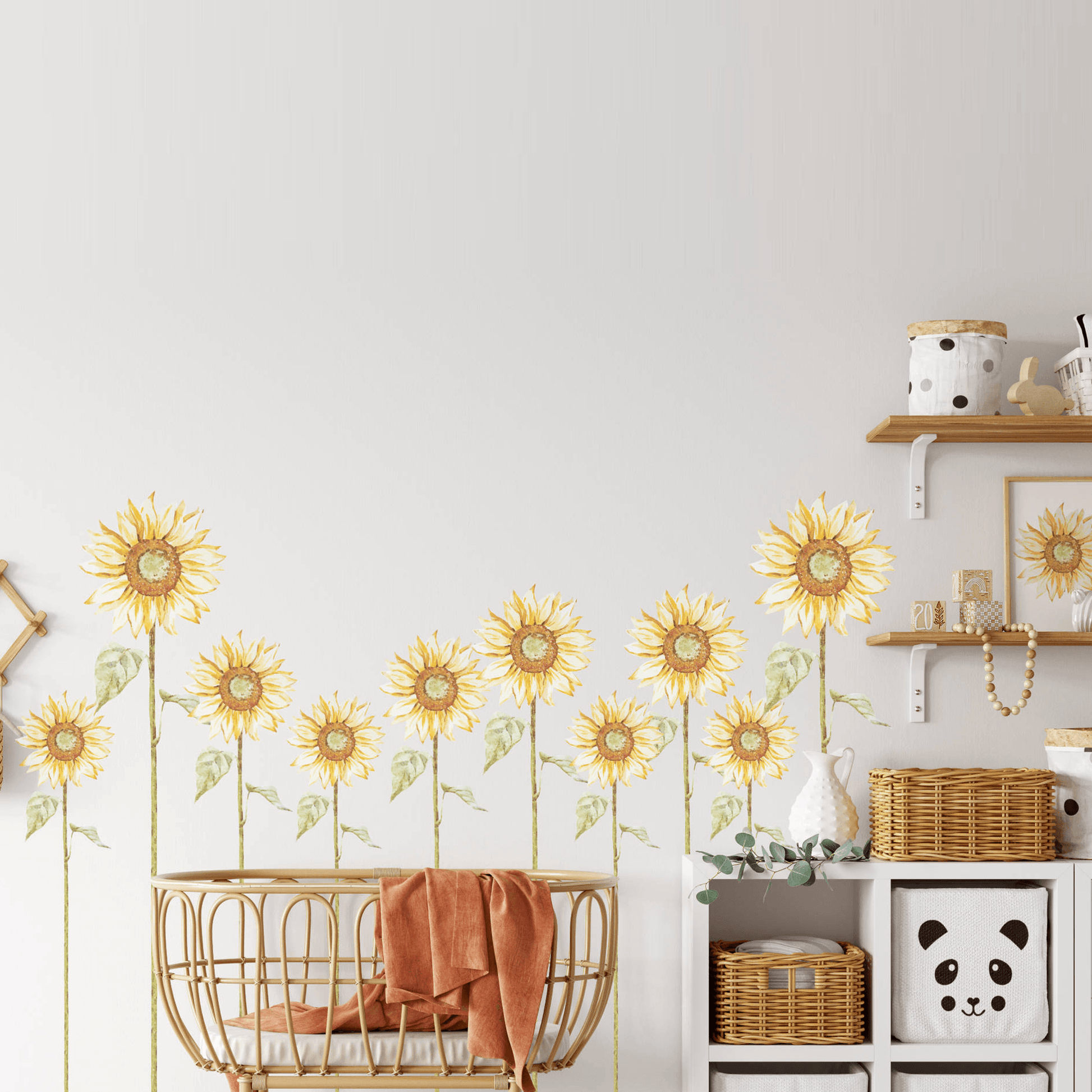 Sunflower Large Wall Decals - Printibly