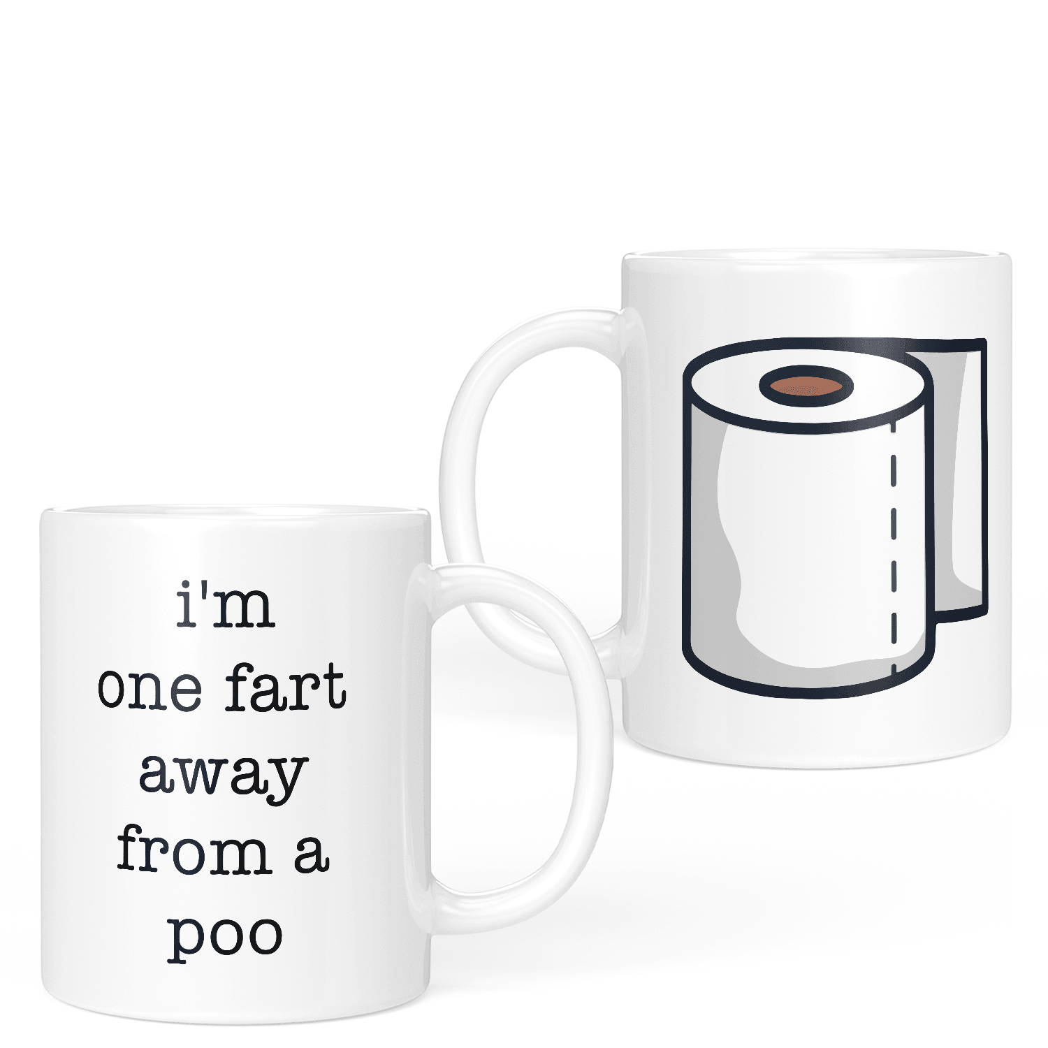 One Fart Away From A Poo Mug - Printibly