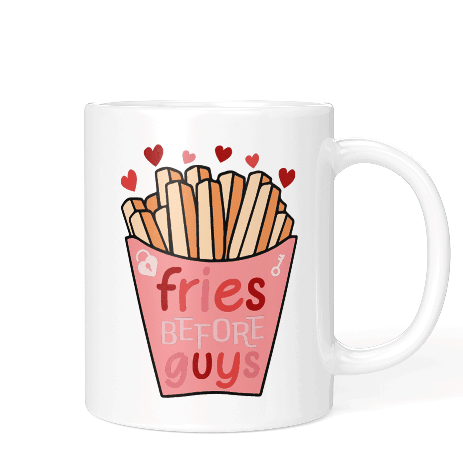 Fries Before Guys Mug - Printibly