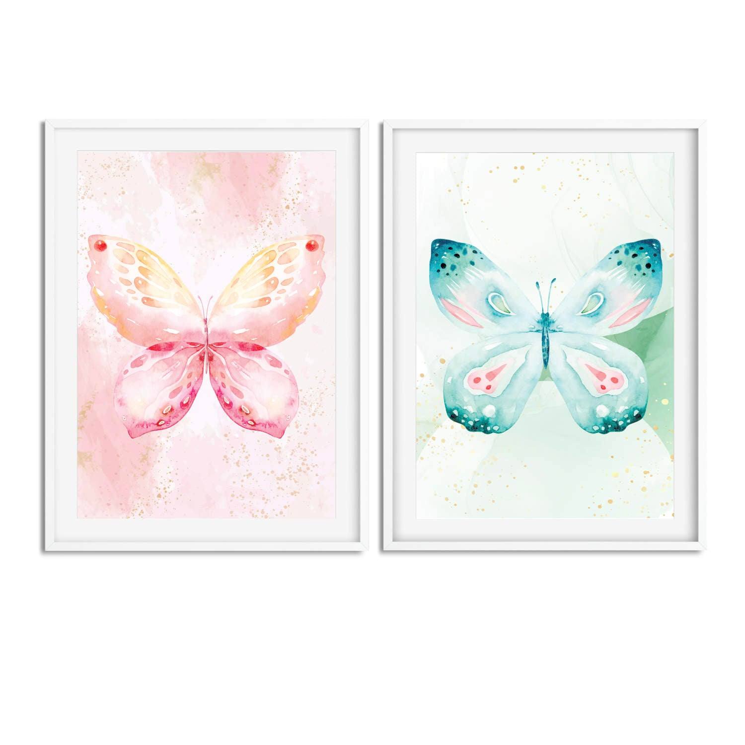 Pastel Butterflies - Printibly
