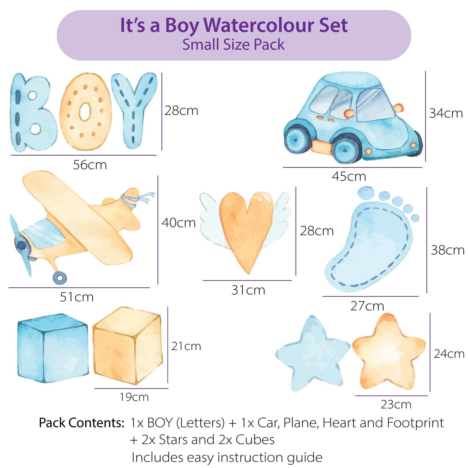 It's a Baby Boy Wall Decal - Printibly