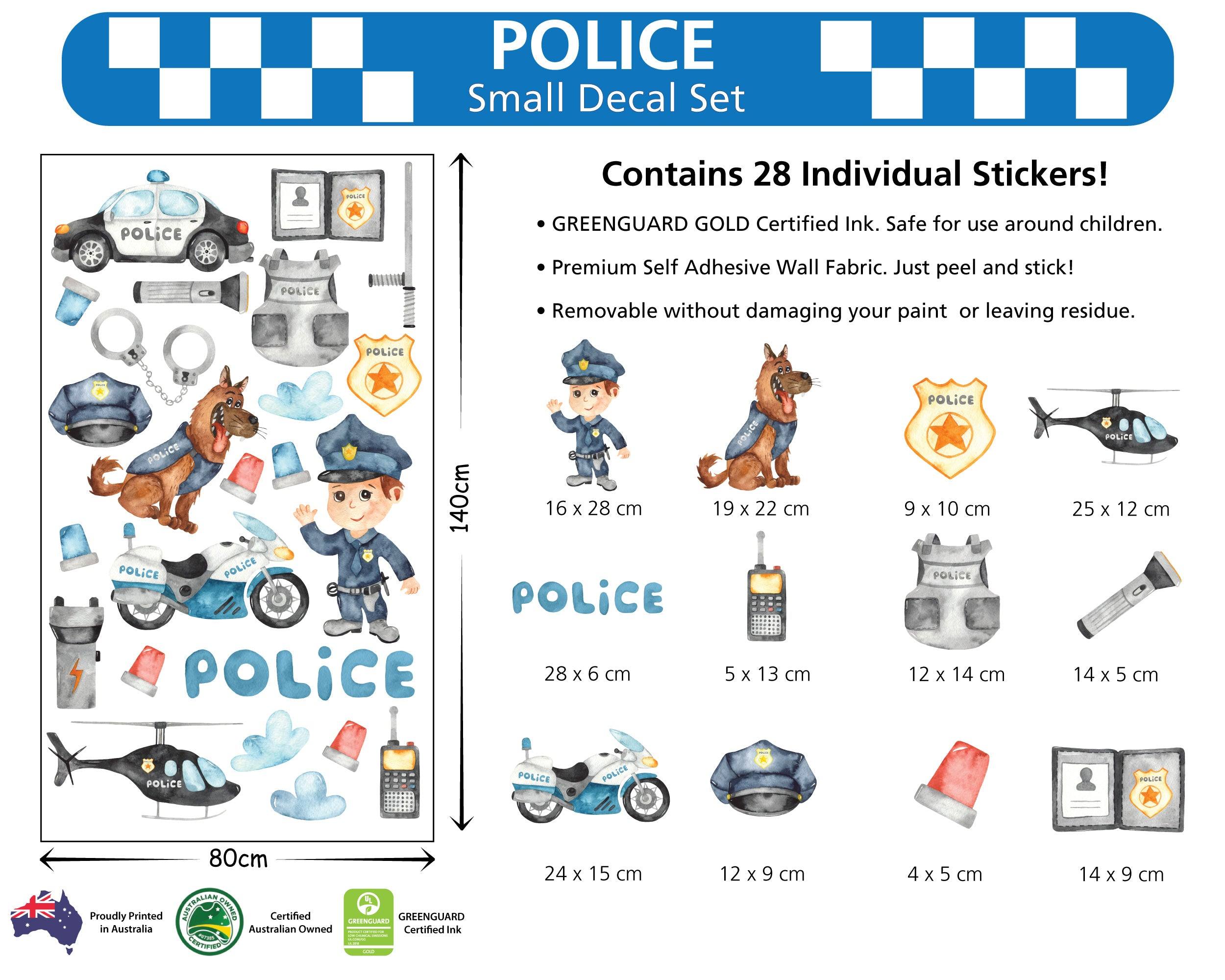 Police Watercolour - Printibly