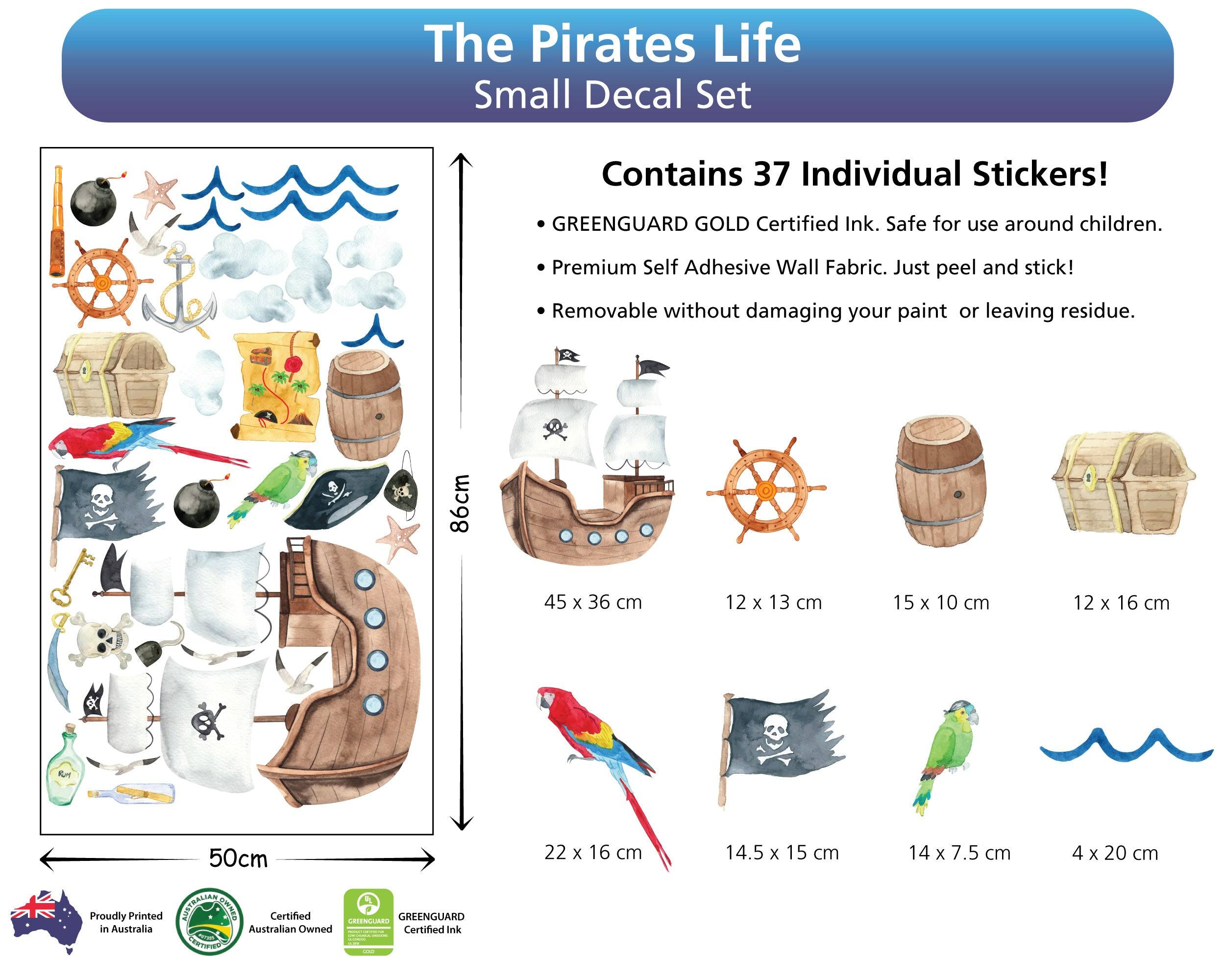 Pirates Life For Me Decal - Printibly