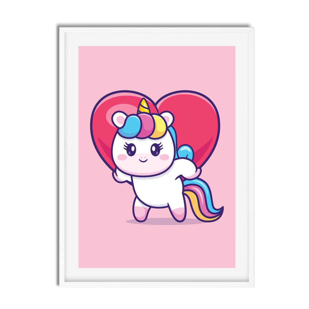 Unicorn Pastel Cartoon - Printibly