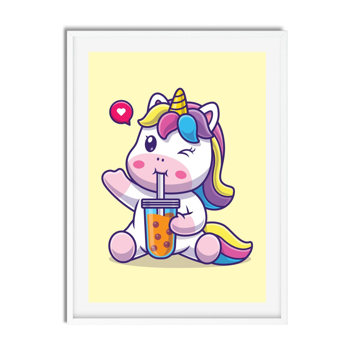 Unicorn Pastel Cartoon - Printibly