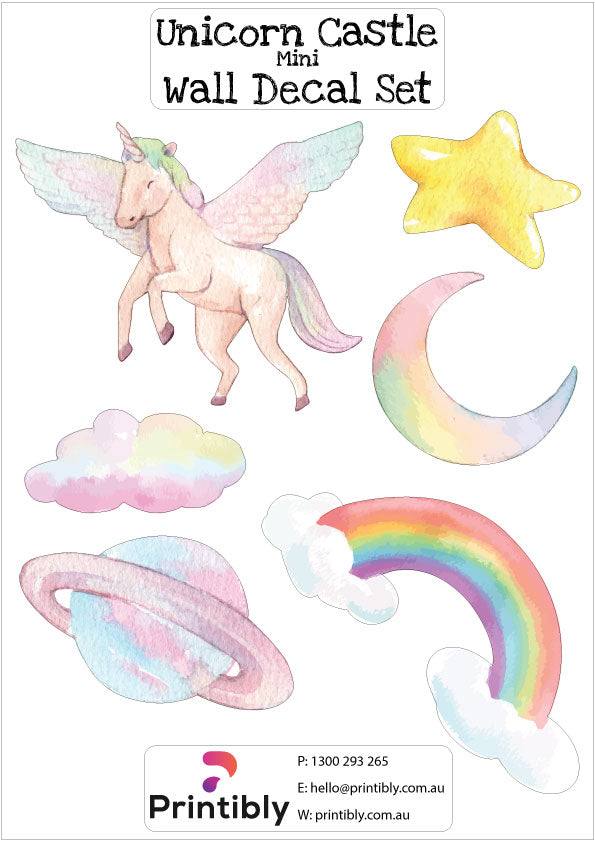 Mini Wall Decal Sets - A4 - Printibly