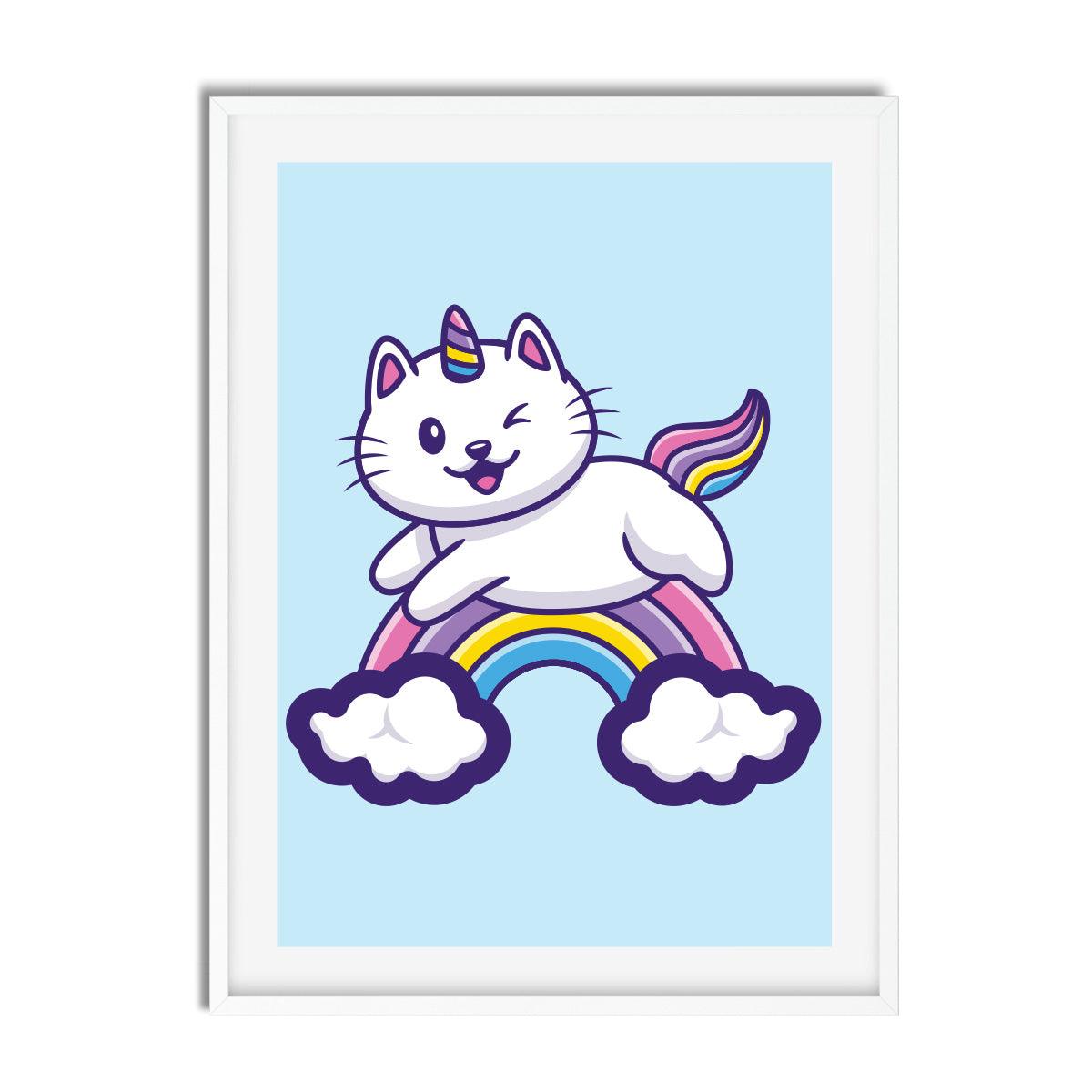 Unicorn Pastel Cartoon - Printibly