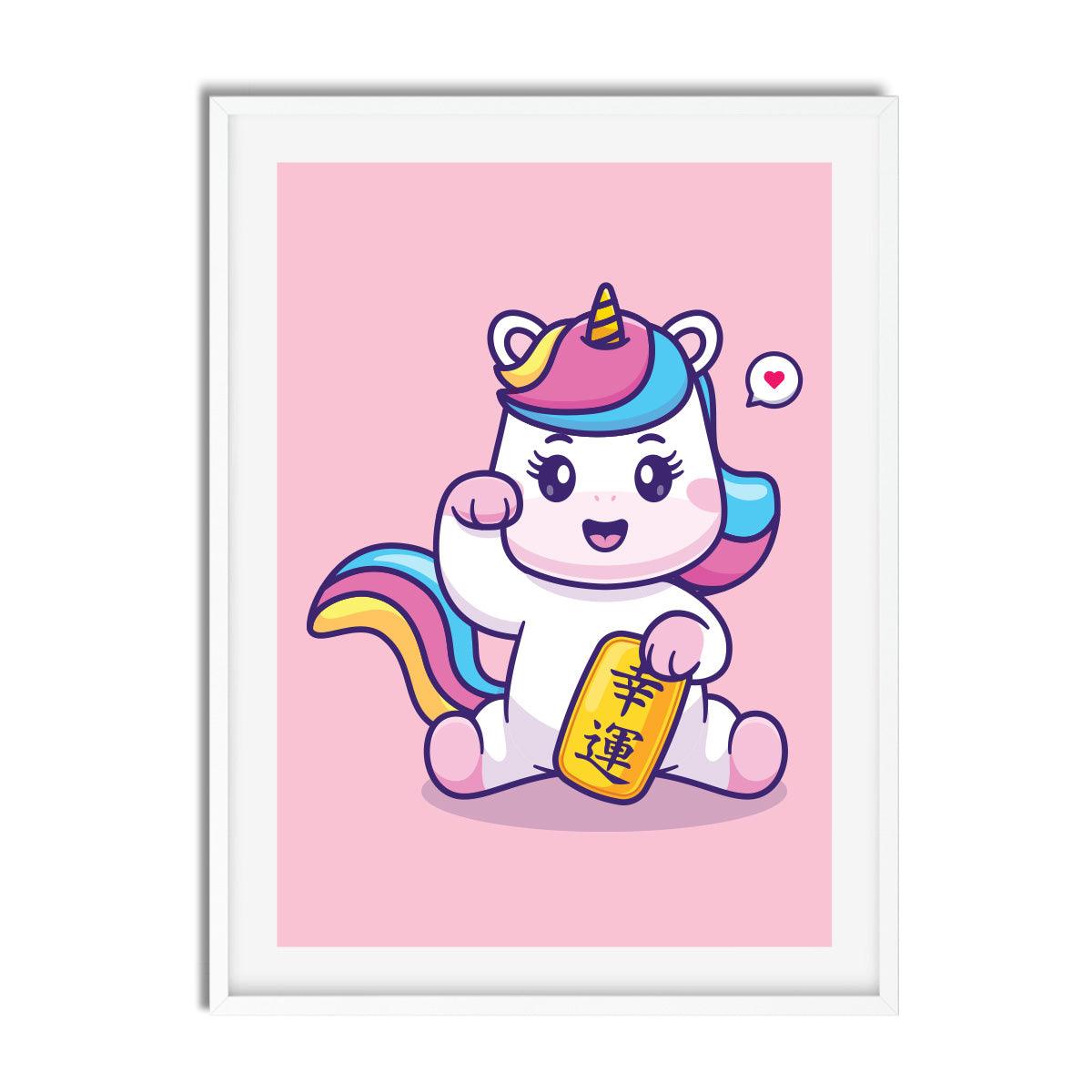 Unicorn Pastel Cartoon - Printibly