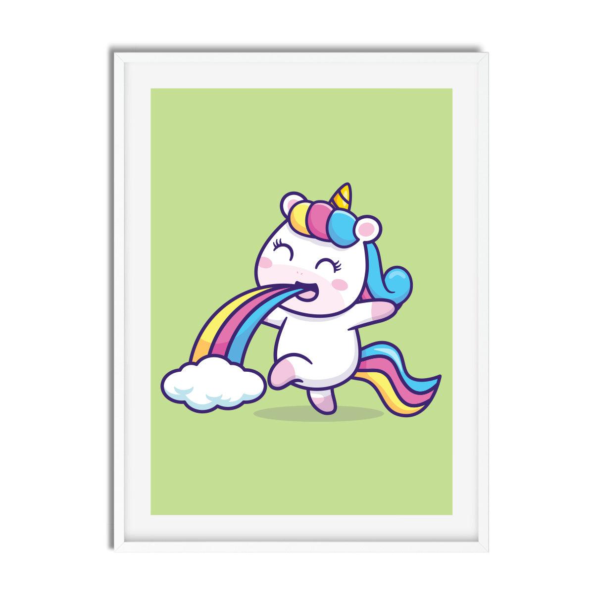 Unicorn Pastel Cartoon - Printibly