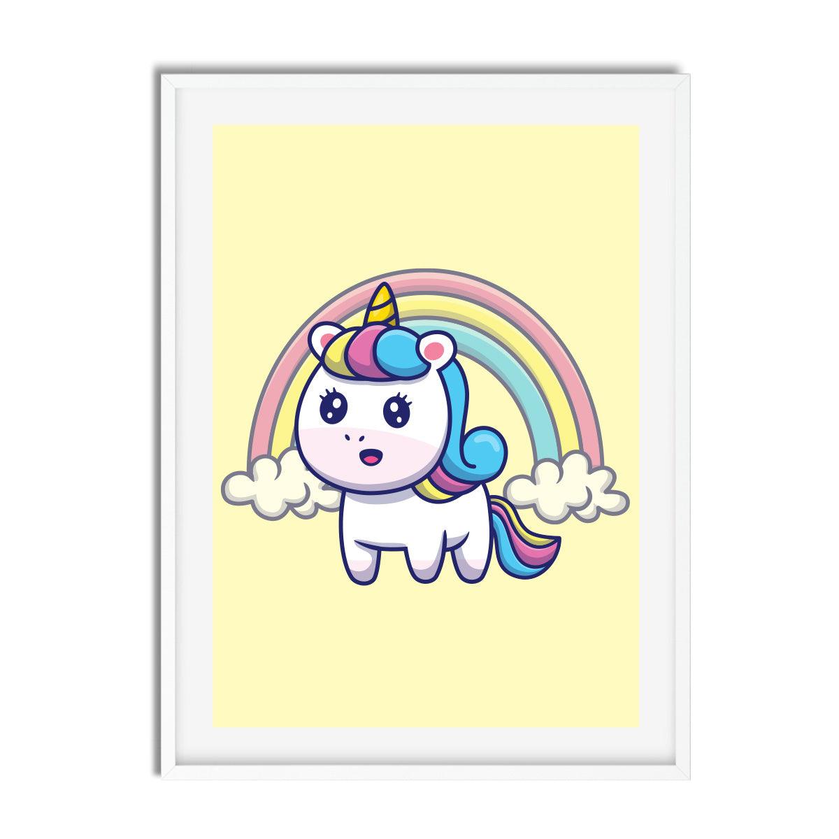 Unicorn Pastel Cartoon - Printibly