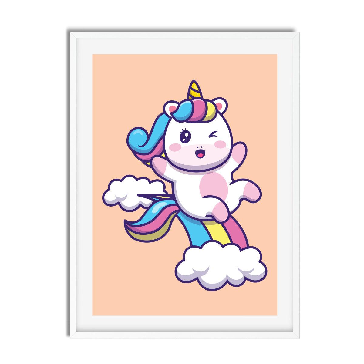 Unicorn Pastel Cartoon - Printibly