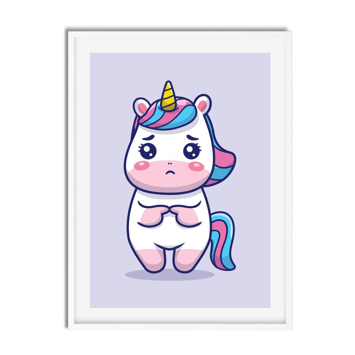 Unicorn Pastel Cartoon - Printibly