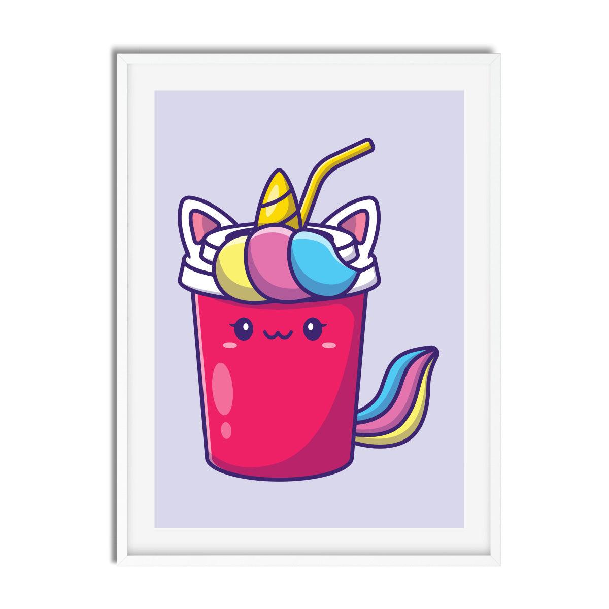 Unicorn Pastel Cartoon - Printibly