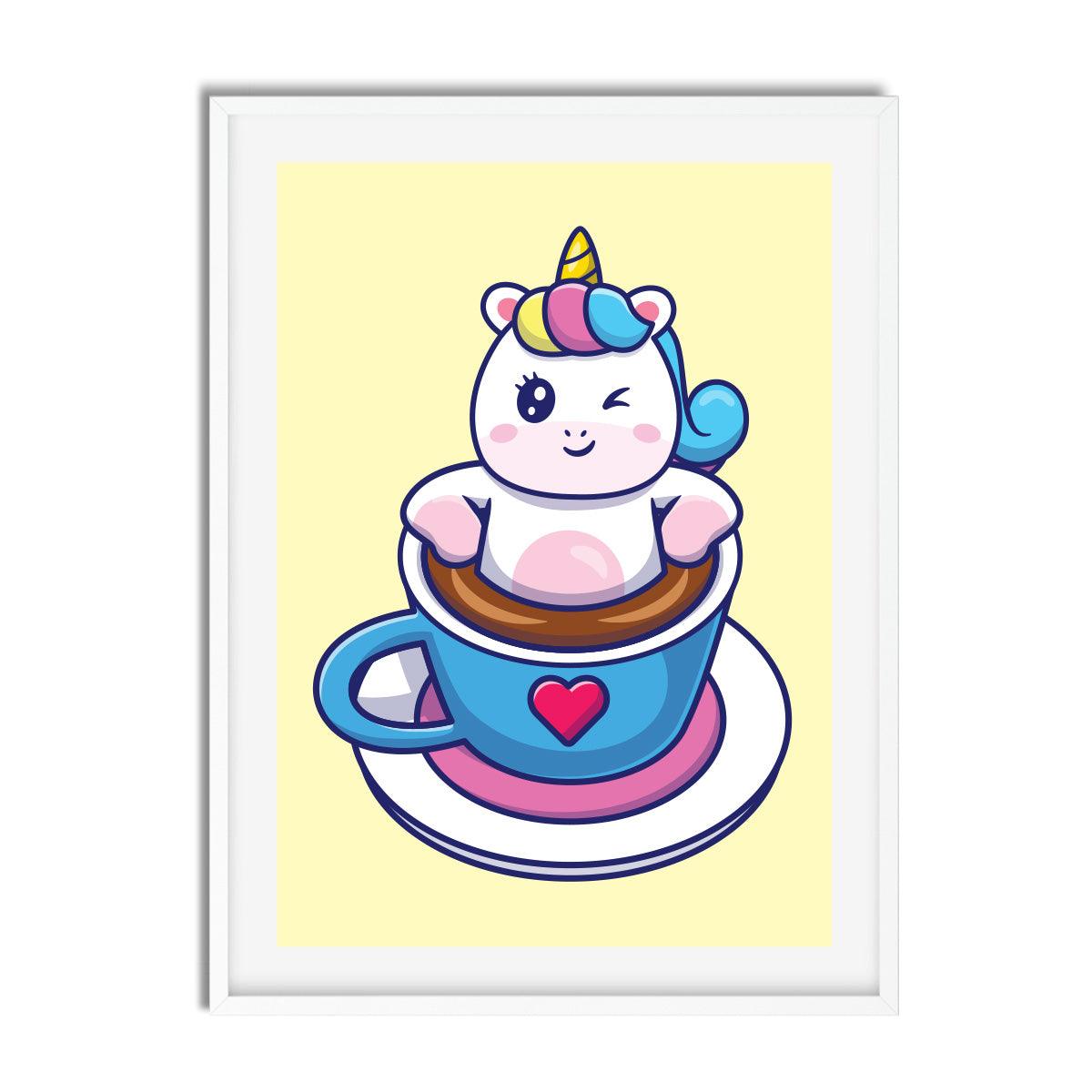 Unicorn Pastel Cartoon - Printibly