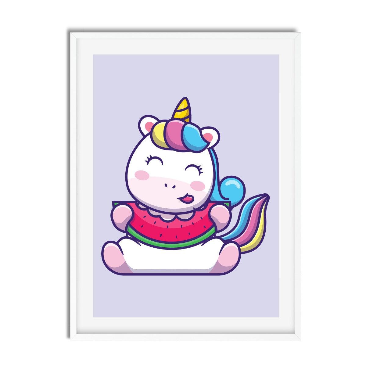 Unicorn Pastel Cartoon - Printibly