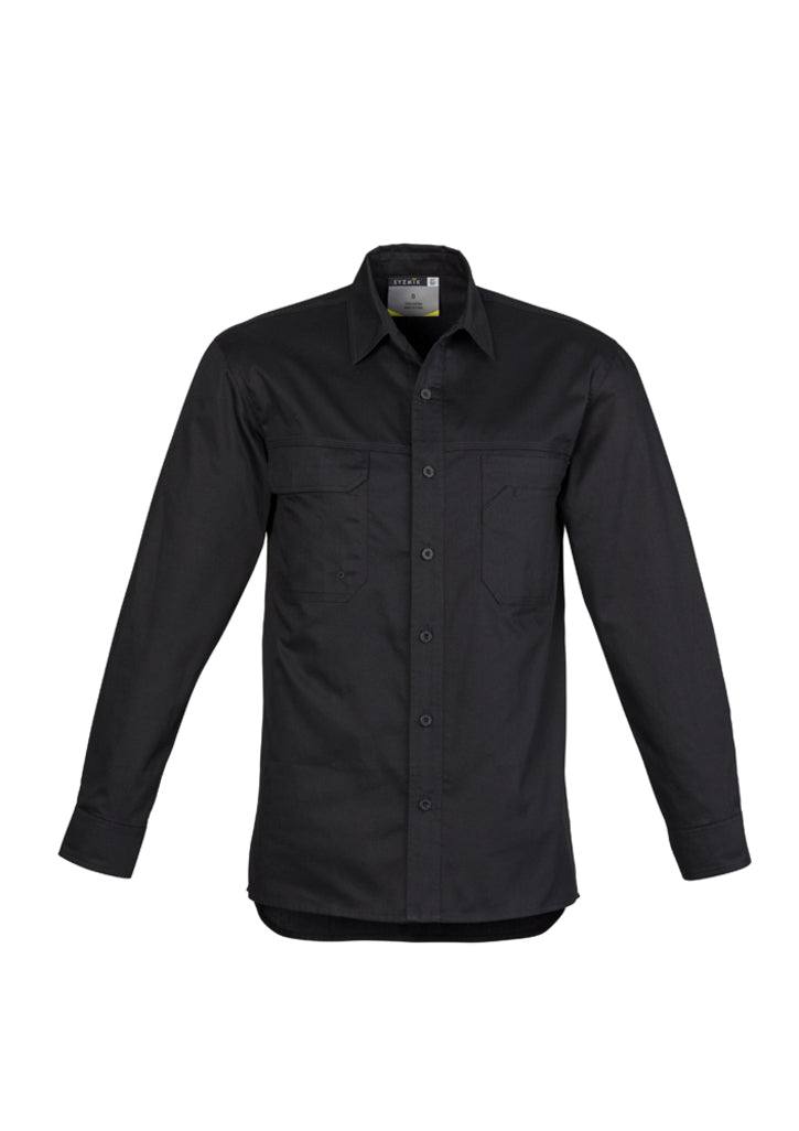 Mens Light Weight Tradie L/S Shirt ZW121 - Printibly