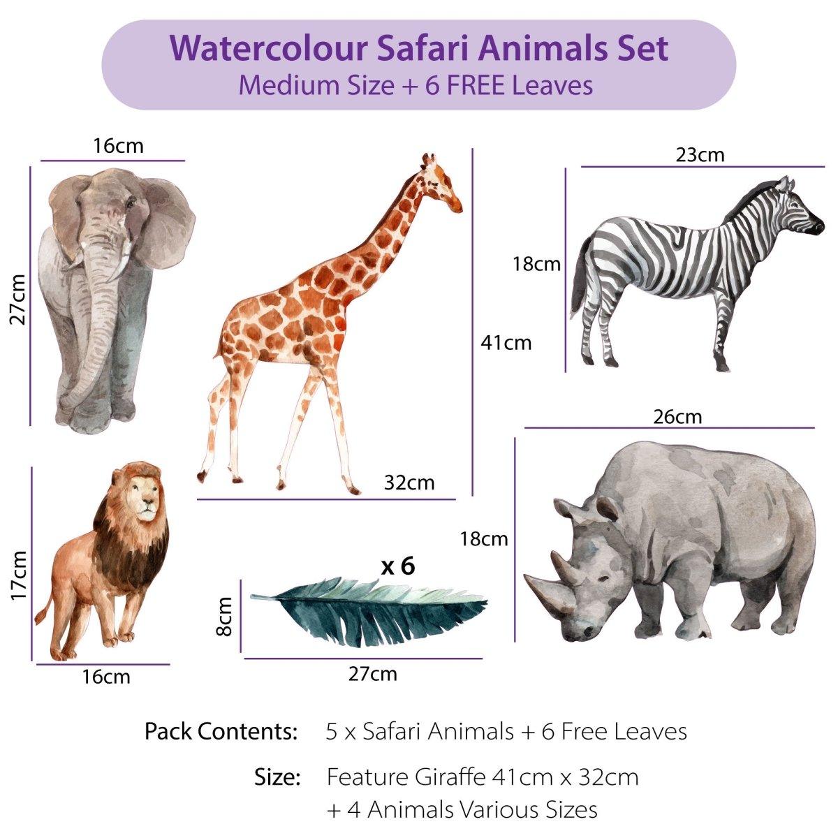 African Safari Animals - Printibly