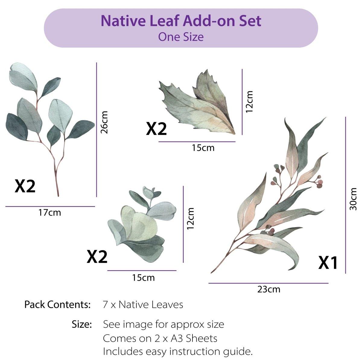 Australian Native Leaves Add-On Pack - Printibly