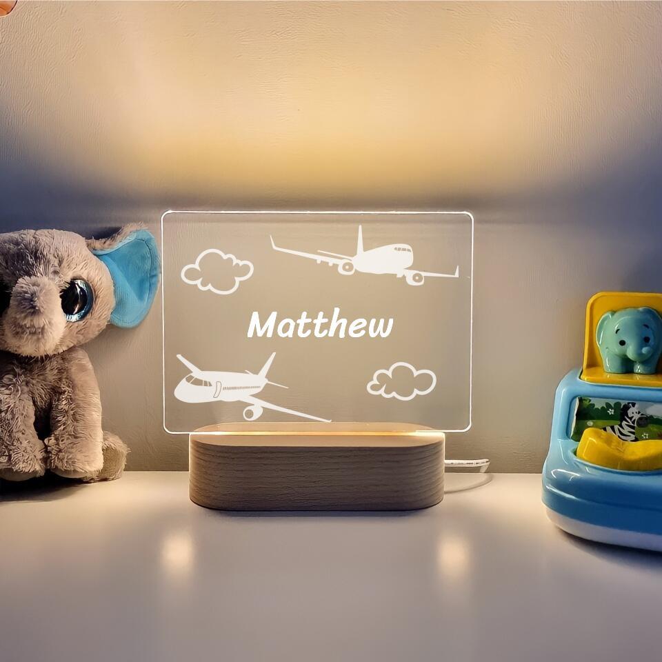 Flying Aeroplanes Rectangle Lamp - Printibly