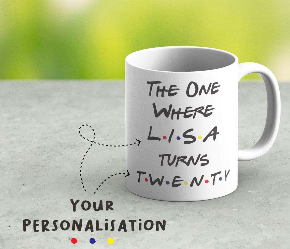 Personalised Friends Mug The One Where TV Inspired - Printibly