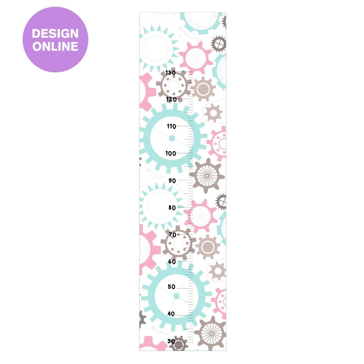 Gears Pattern Growth Chart - Printibly