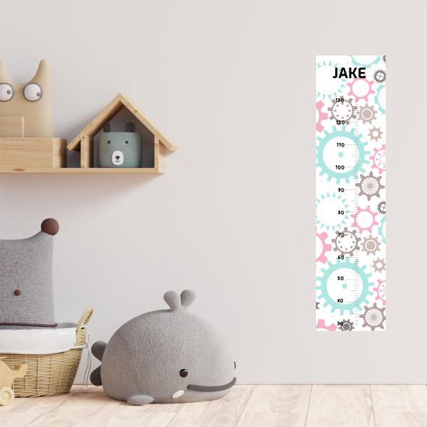 Gears Pattern Growth Chart - Printibly