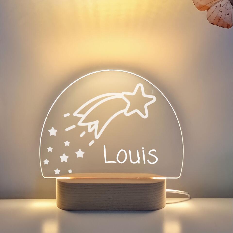 Personalised Shooting Star Night Light - Printibly