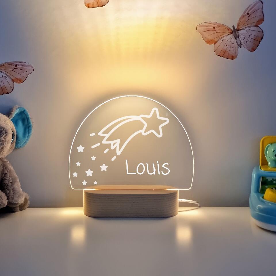 Personalised Shooting Star Night Light - Printibly
