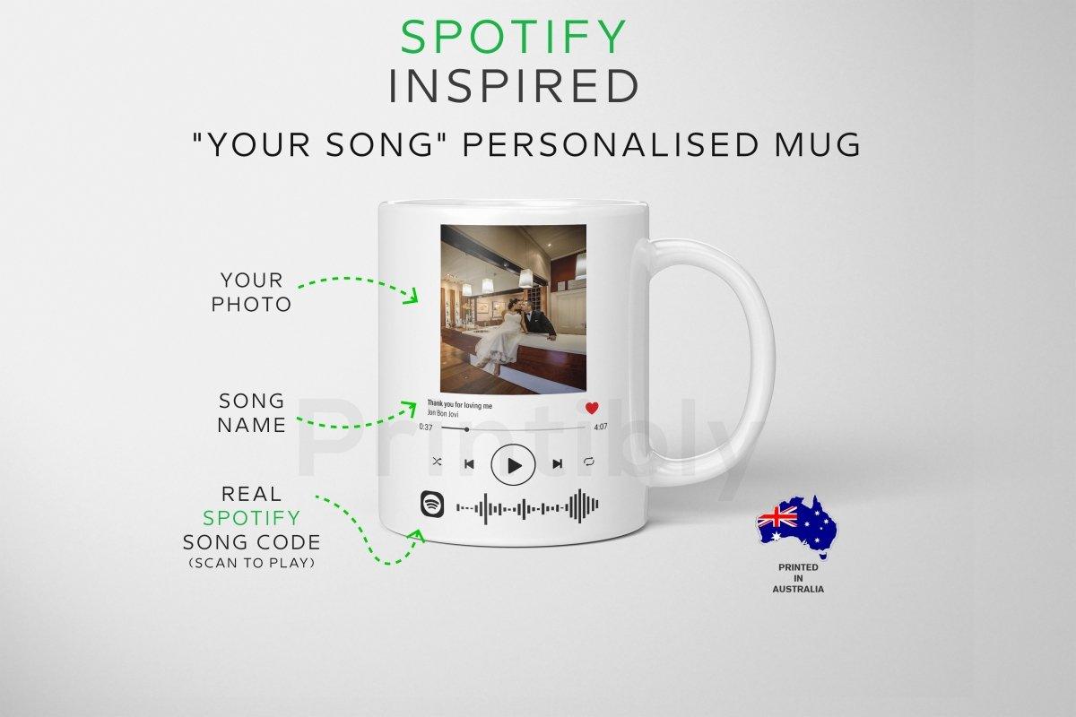 Personalised Spotify Mug - Printibly