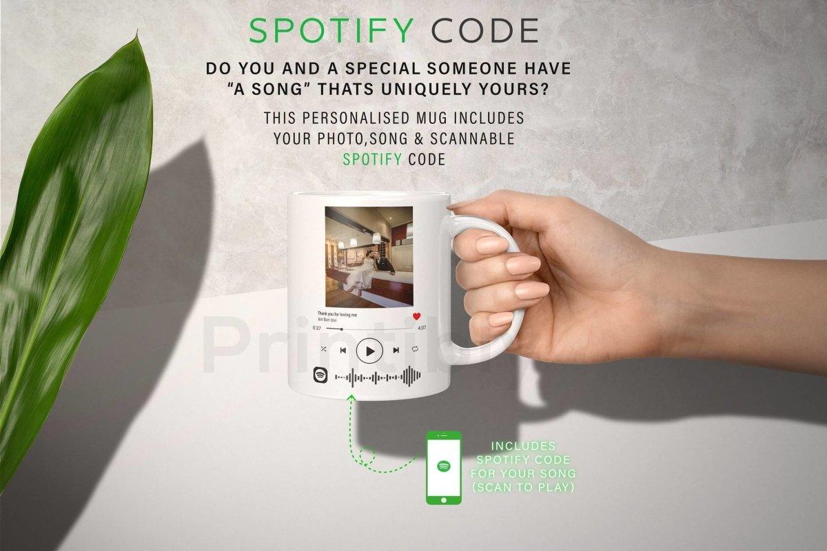 Personalised Spotify Mug - Printibly