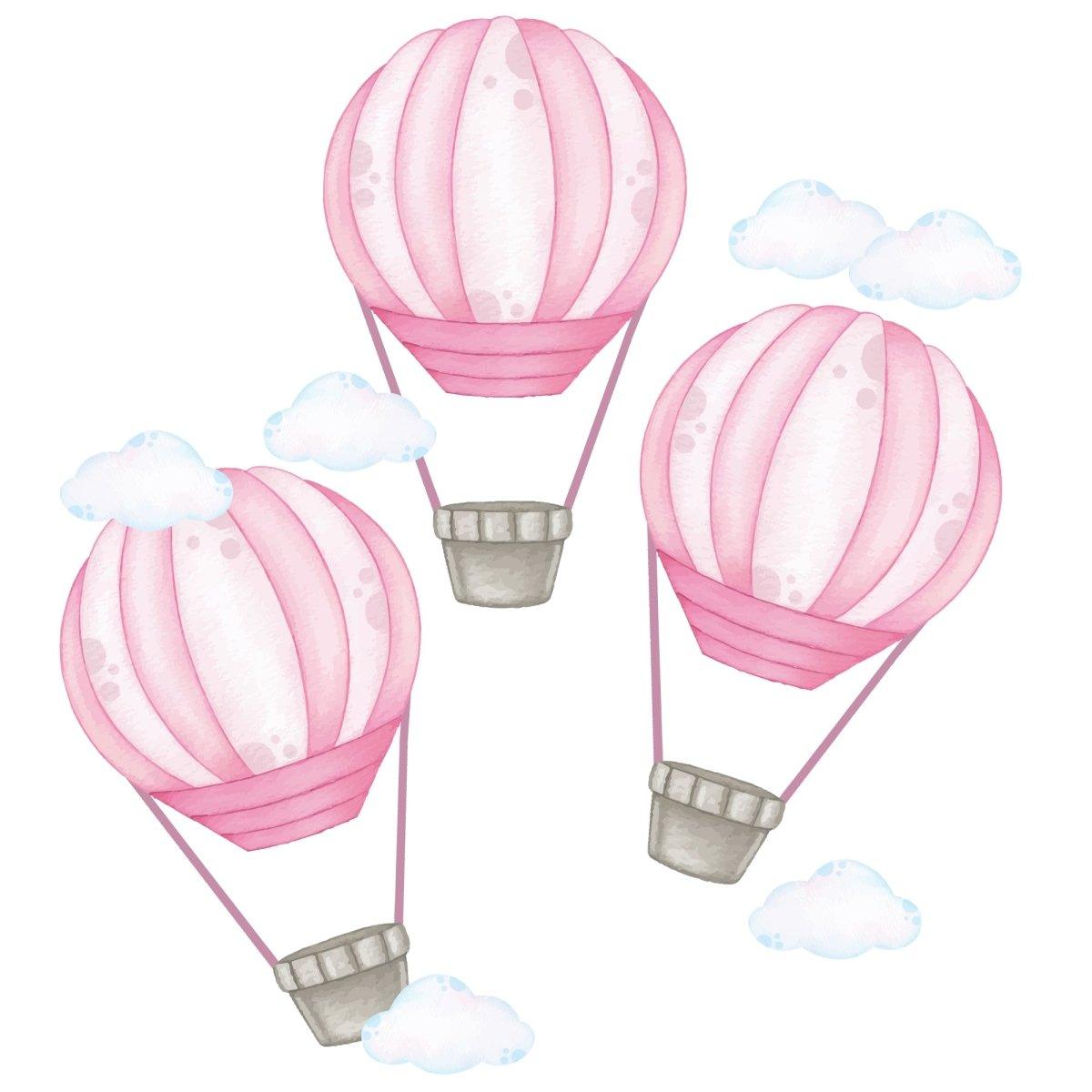 Pink Hot Air Balloons - Printibly