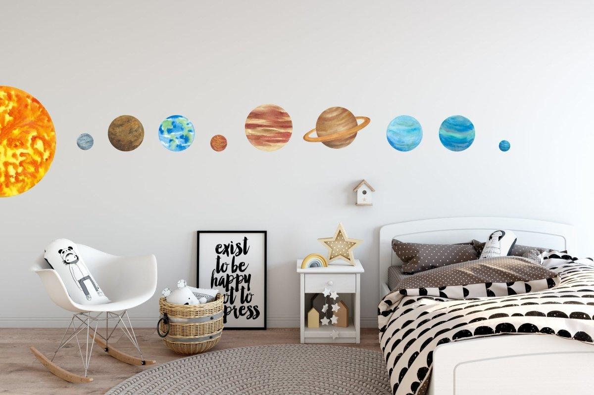Planets Solar System Decal Set - Printibly