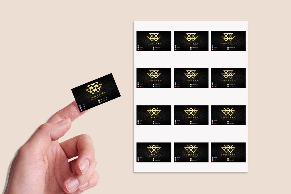 Regular Rectangle Sticker Labels Sheet - Printibly