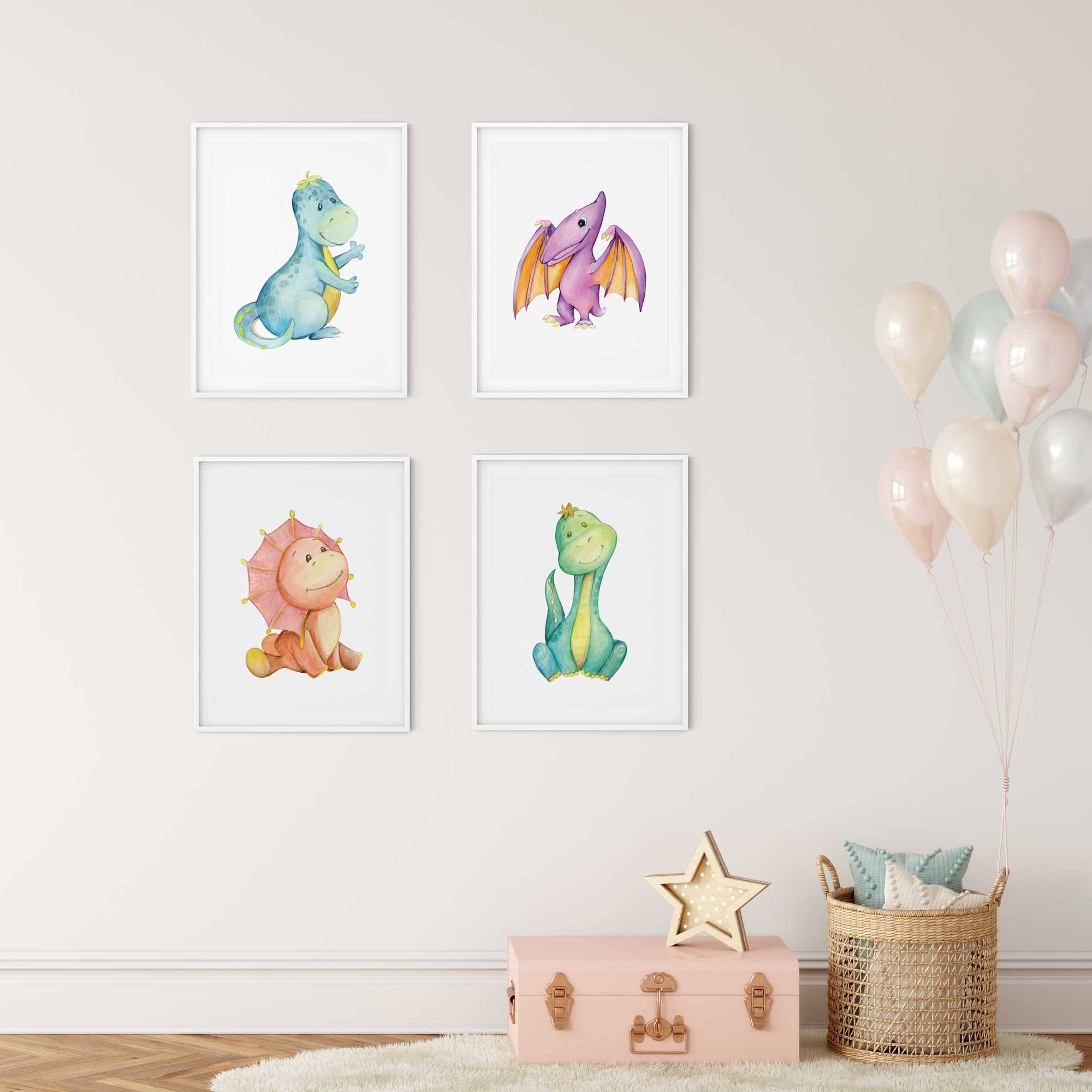 Baby Dinosaur Wall Prints - Printibly