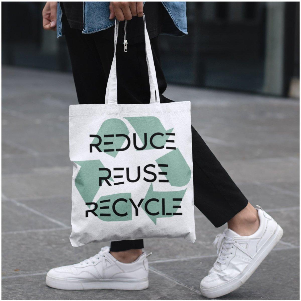 Tote Bag - Reduce Reuse Recycle - Printibly
