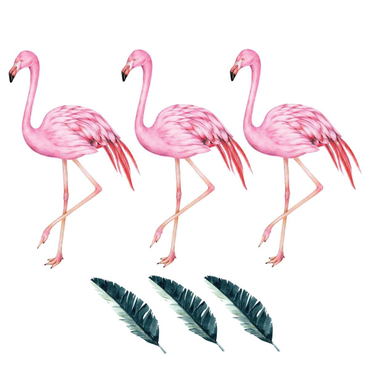 Watercolour Flamingo Decals - Printibly